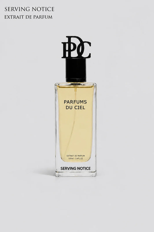 SERVING NOTICE BY PARFUMS DU CIEL
