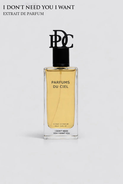 I DON'T NEED YOU I WANT YOU By PARFUMS DU CIEL
